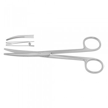 Lexer Dissecting Scissor Curved Stainless Steel, 16 cm - 6 1/4"